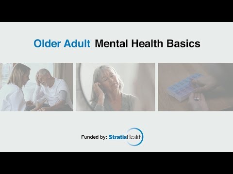 Mental Health Support Strategies for Older Adults