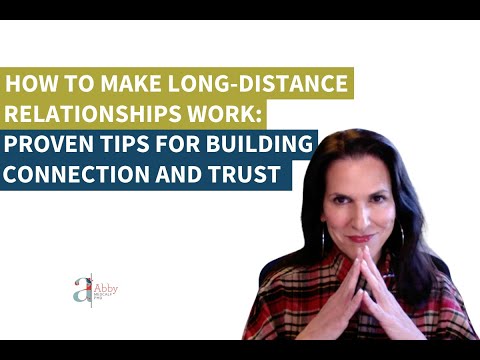 Building Connections in Long Distance Couples Counseling