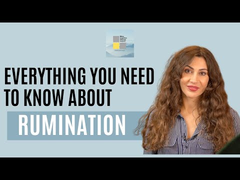 Defining Ruminating Thoughts in Mental Health Context