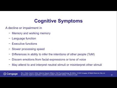 Childhood Onset Schizophrenia and Its Psychological Challenges