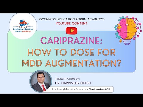 Cariprazine Applications in Mental Health Treatment