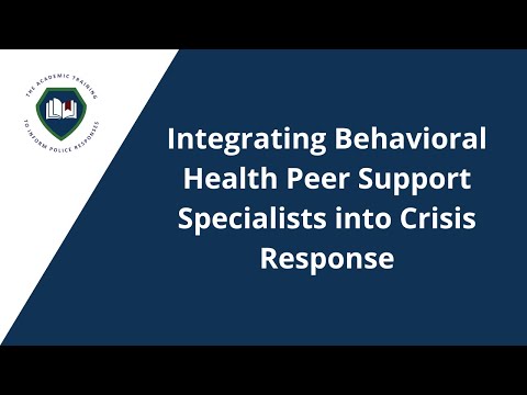 Online Training for Certified Peer Support Specialists in Mental Health