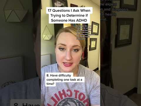 ADHD Symptom Checklist for Mental Health Assessment