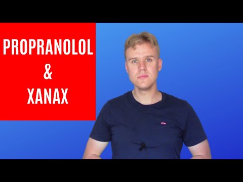 Propranolol and Xanax for Anxiety Management in Therapy