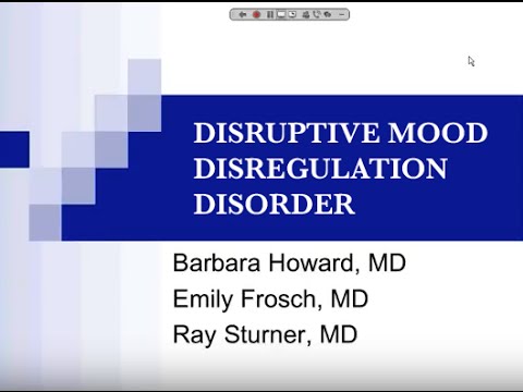 Navigating the Diagnosis of Disruptive Mood Dysregulation Disorder