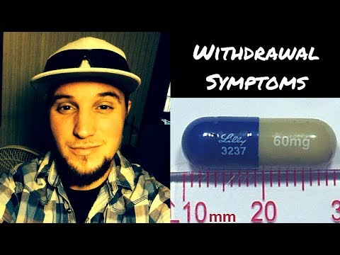 Duloxetine Withdrawal Symptoms and Their Psychological Effects