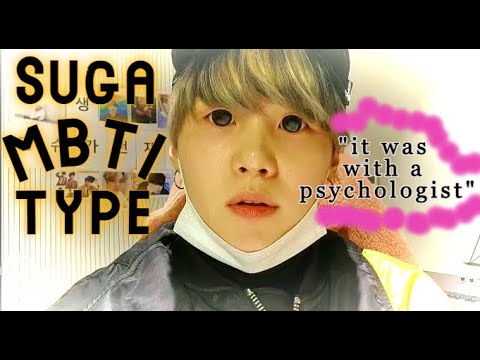 Suga's MBTI Type and Its Influence on Mental Health