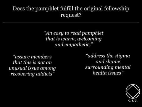 Promoting Mental Health Awareness Through Slaa Pamphlets