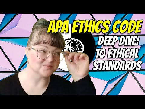 Ethical Standards of Conduct in Psychology and Mental Health