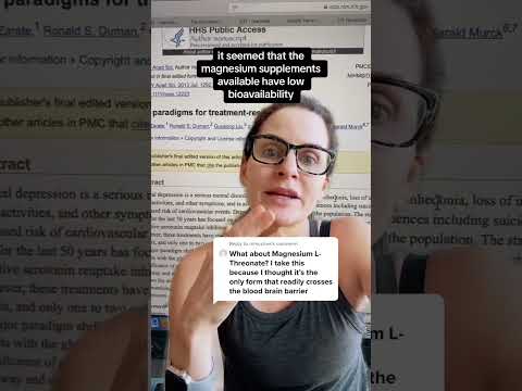 Magnesium Treatment for Rapid Recovery from Major Depression