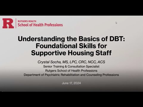 Foundational Skills in dbt for Mental Health Growth