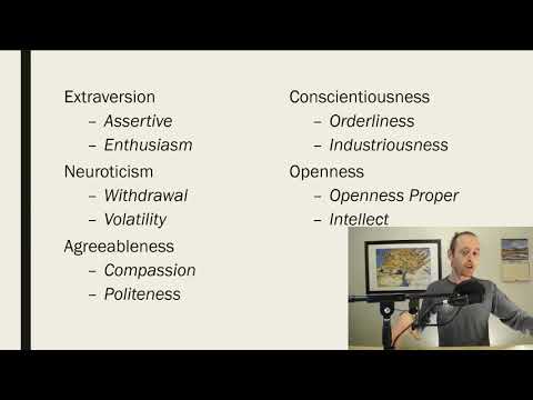 Assessing Personality Traits with the Big Five Questionnaire