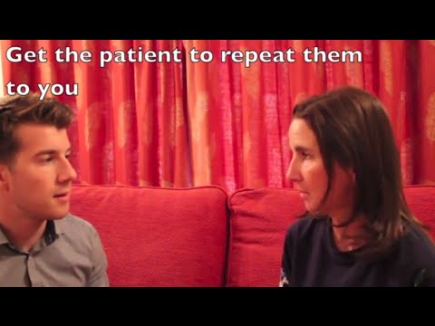 Three Word Cognitive Test for Mental Health Evaluation