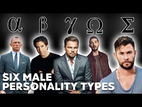 Six Male Personality Types in Psychology and Mental Health