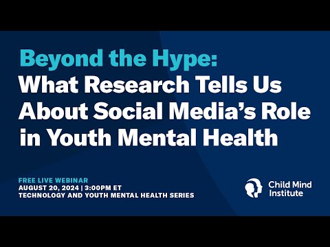 Social Media's Role in Shaping Youth Mental Health