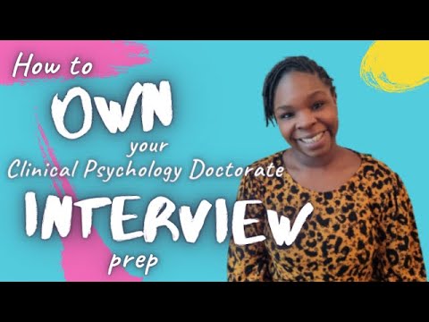 Preparing for Your Clinical Psychology PhD Interview